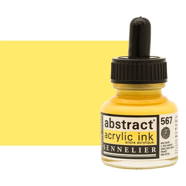 Sennelier Abstract Acrylic Ink 30ml Naples Yellow