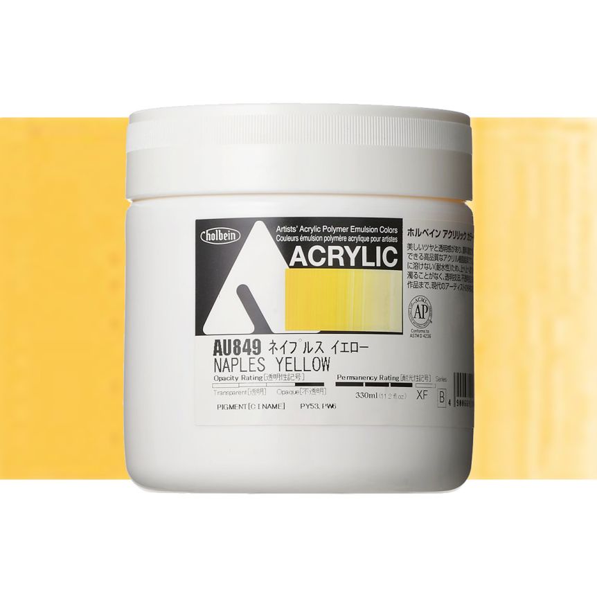 Holbein Heavy Body Acrylic 330ml Naples Yellow