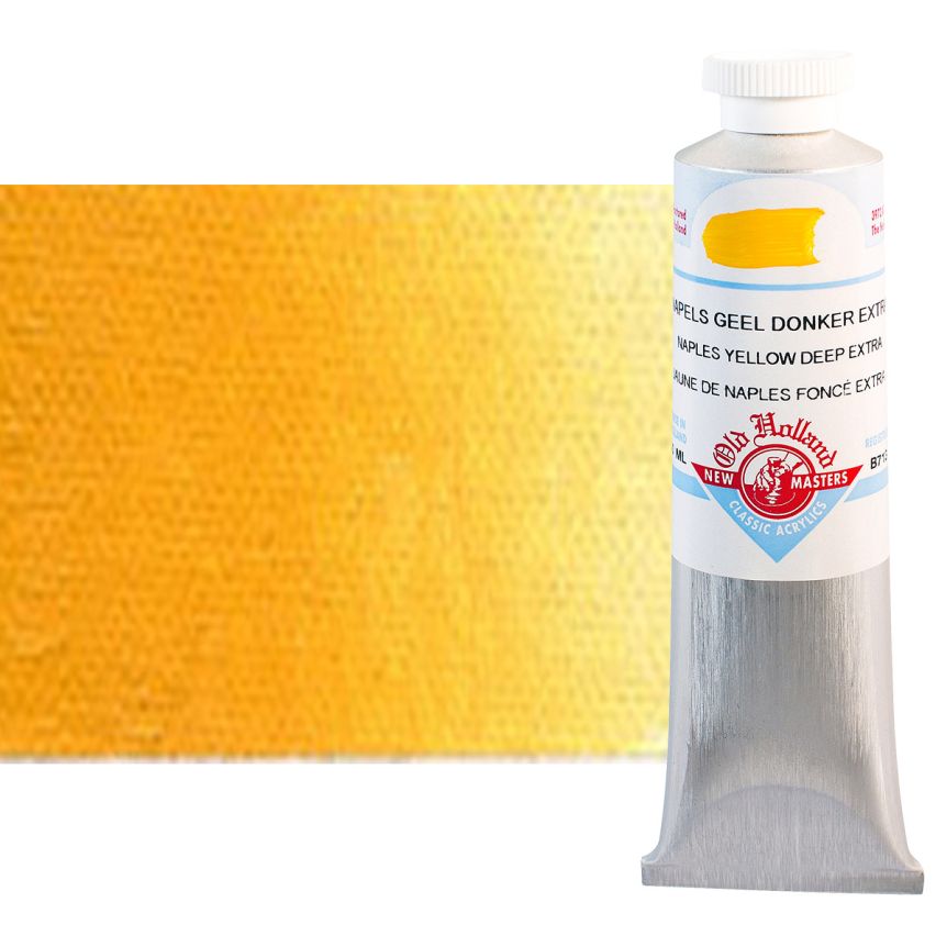 Old Holland New Masters Classic Acrylic Colors Naples Yellow Deep Extra 60 ml