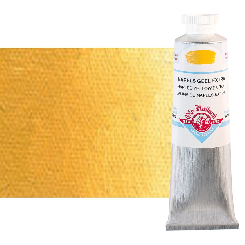 Old Holland New Masters Classic Acrylic Colors Naples Yellow Extra 60 ml
