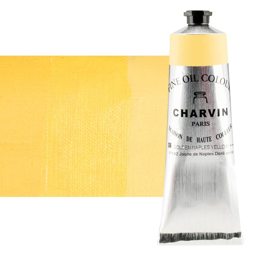 Naples Yellow Golden 150ml Tube Fine Artists Oil Paint by Charvin
