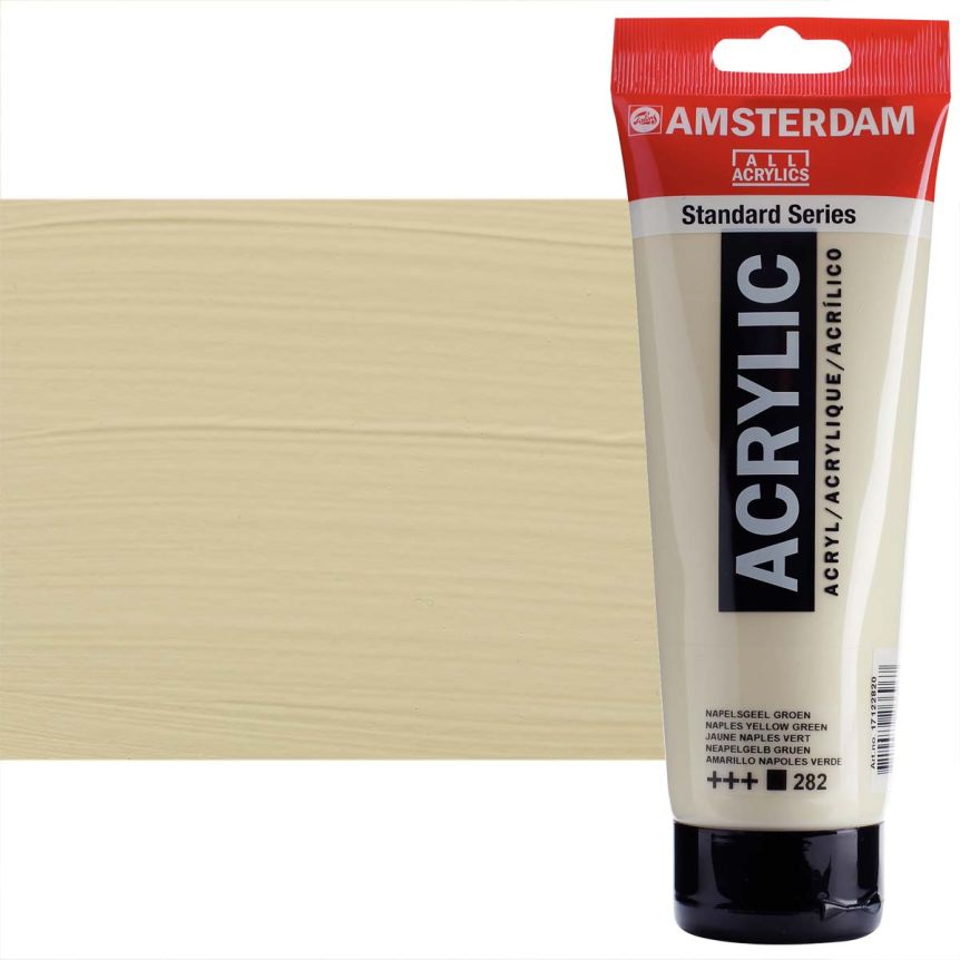 Amsterdam Standard Series Acrylic Paint - Naples Yellow Green, 250ml Tube