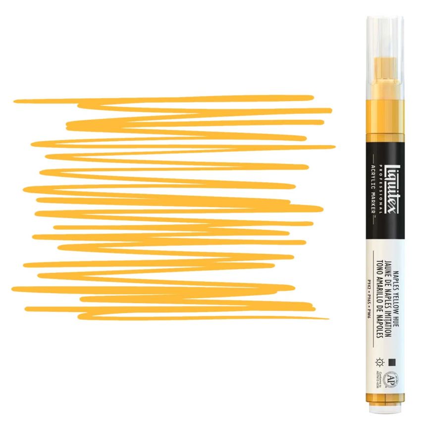 Liquitex Professional Paint Marker Fine (2mm) - Naples Yellow Hue