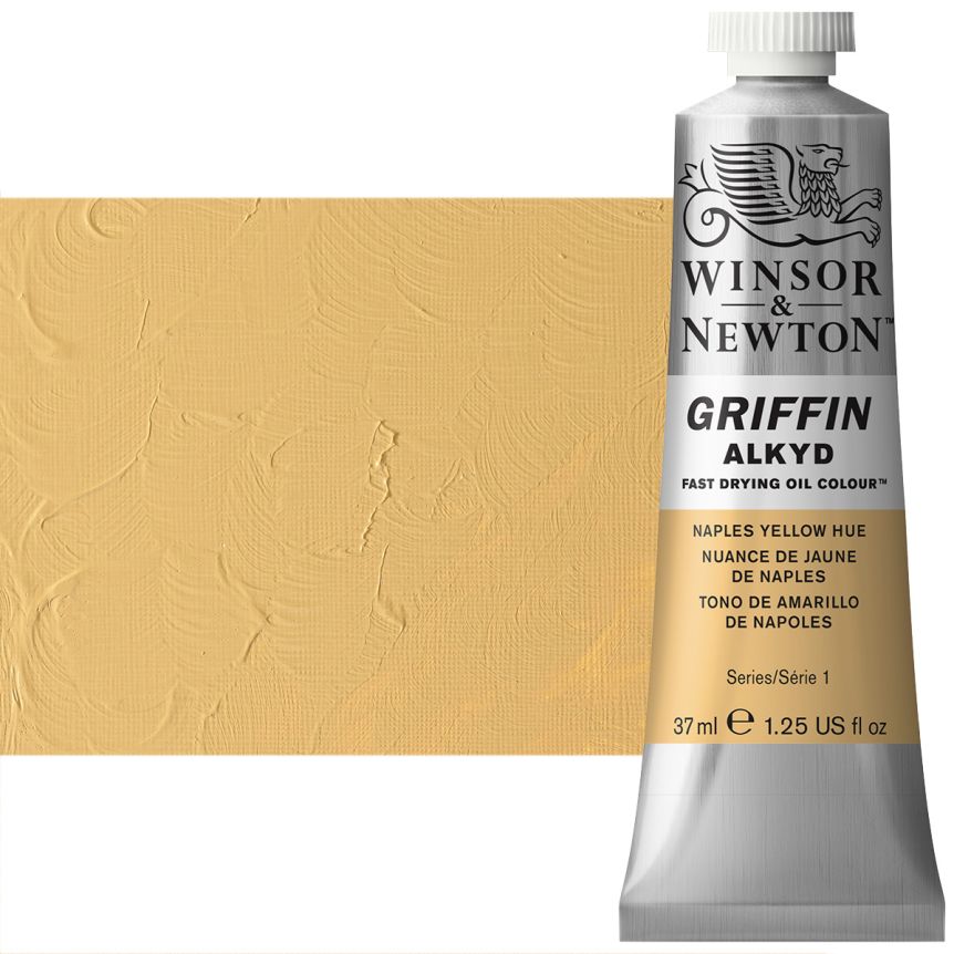 Winsor & Newton Griffin Alkyd Fast-Drying Oil Color - Naples Yellow Hue, 37ml Tube