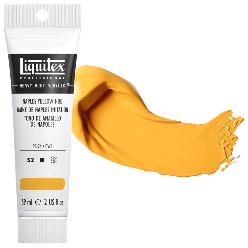 Liquitex Heavy Body Acrylic - Naples Yellow Hue, 2oz Tube