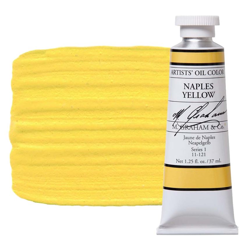 M. Graham Artist Oil Color 37ml - Naples Yellow