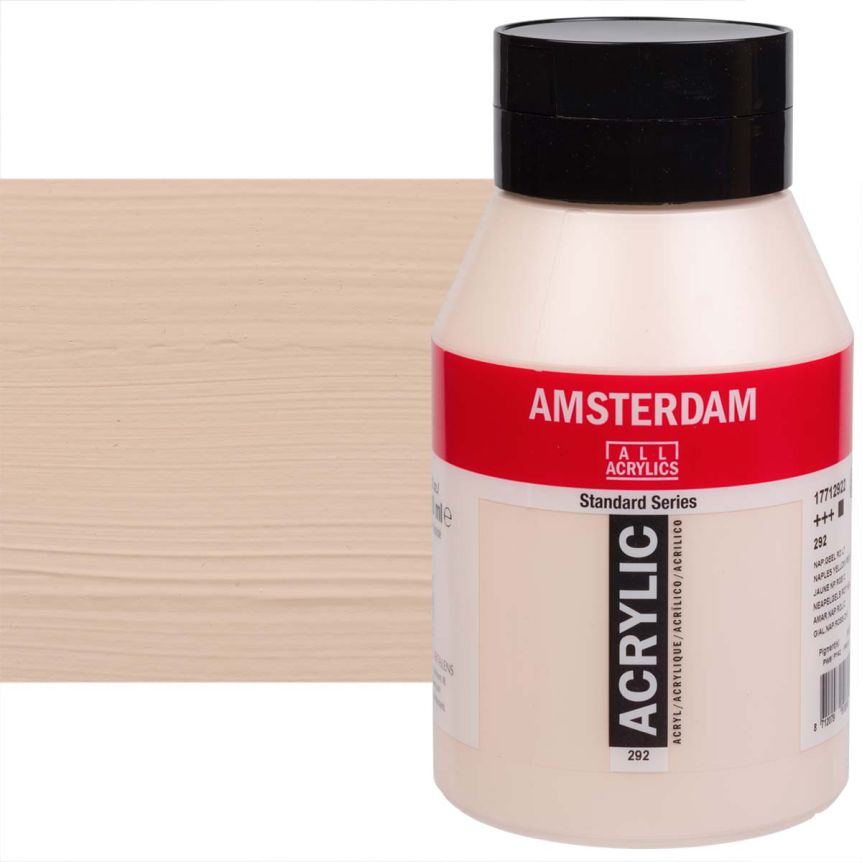 Amsterdam Standard Series Acrylic Paint - Naples Yellow Red Light, 1 Liter Jar