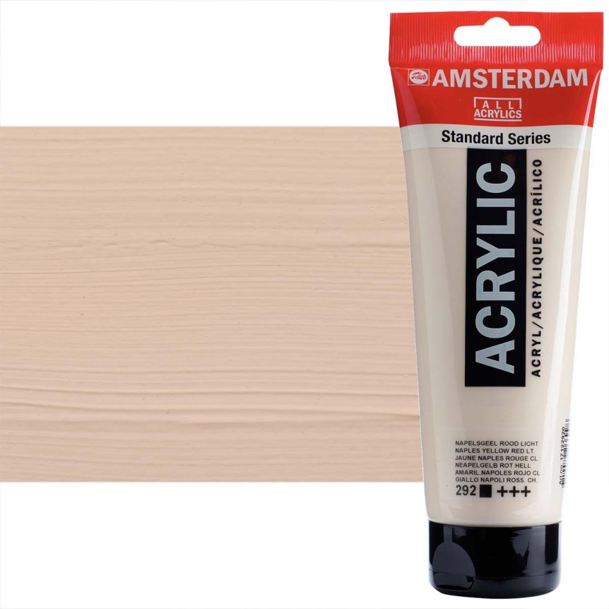 Amsterdam Standard Series Acrylic Paint - Naples Yellow Red Light, 250ml Tube