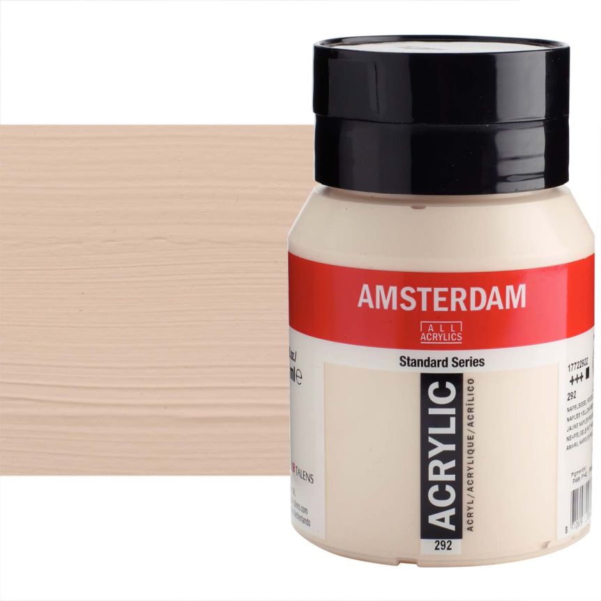 Amsterdam Standard Series Acrylic Paint - Naples Yellow Red Light, 500ml Jar