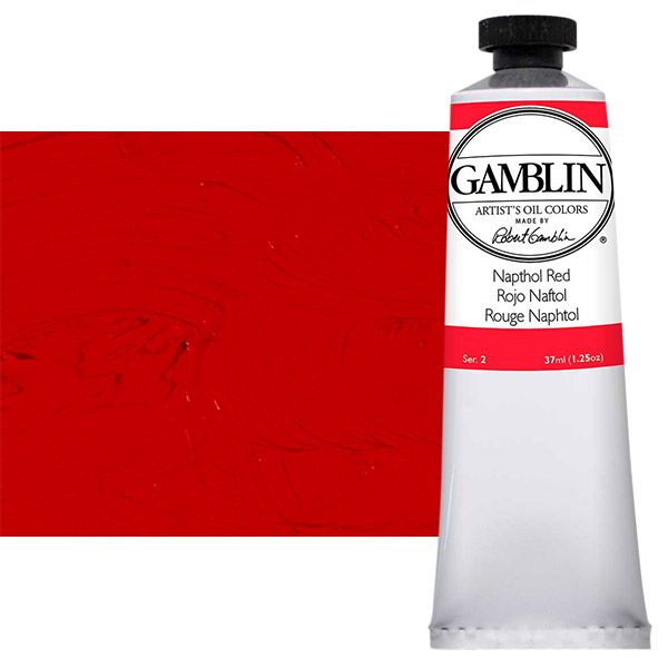 Gamblin Artists Oil - Napthol Red, 37ml Tube | Jerry's Artarama
