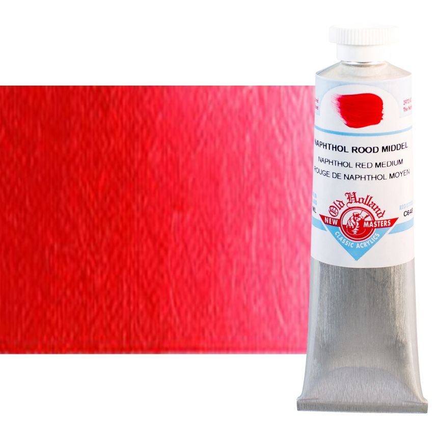 Old Holland New Masters Classic Acrylic Colors Naphthol Red Medium  60 ml