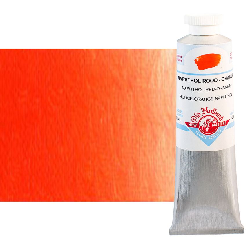 Old Holland New Masters Classic Acrylic Colors Naphthol Red Orange 60 ml