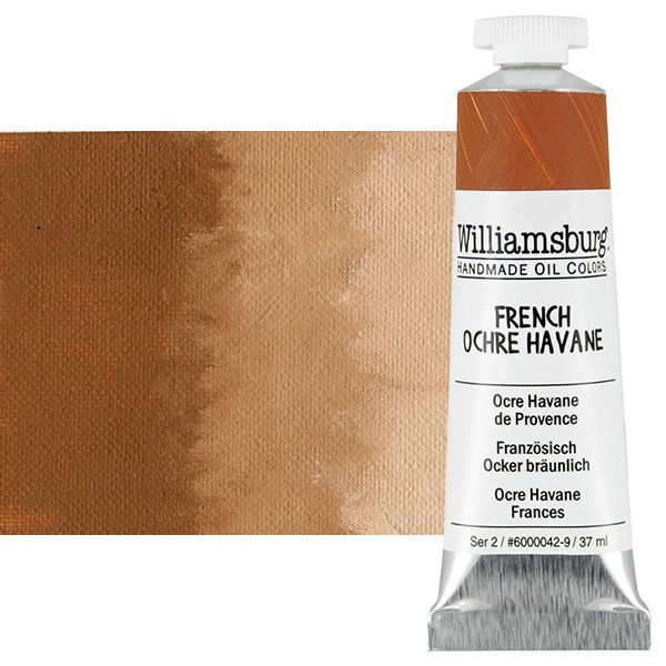 Williamsburg Handmade Oil Paint - French Ochre Havane, 37ml Tube