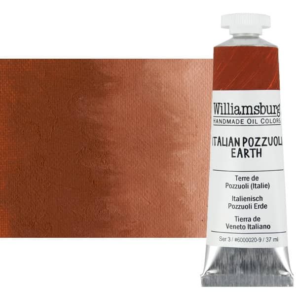 Williamsburg Handmade Oil Paint - Italian Pozzuoli Earth, 37ml Tube
