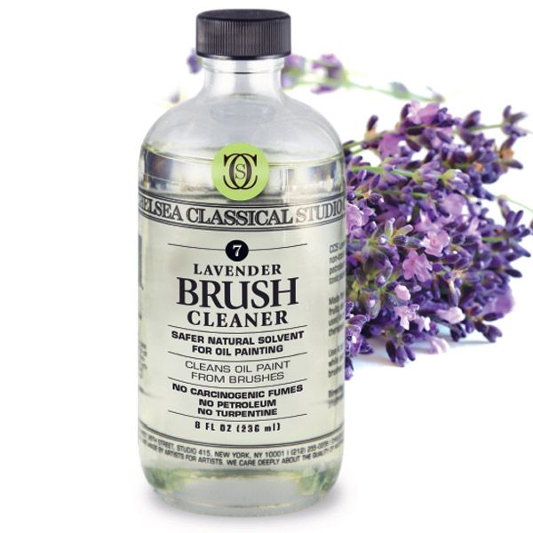 Chelsea Classical Studio Lavender Brush Cleaner with DaVinci Brush Washer