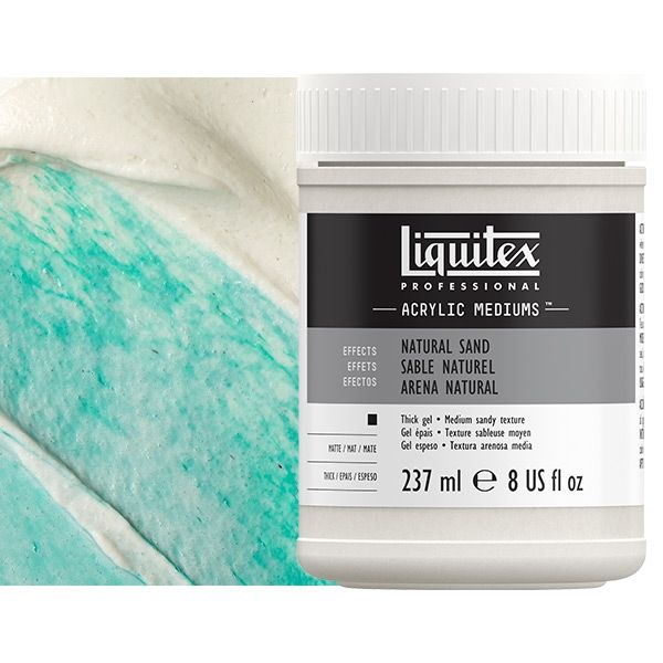 Liquitex Natural Sand Gel 8 oz Jar 