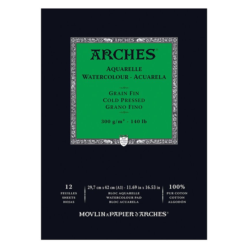 Arches Watercolor Pads 12 Sheets