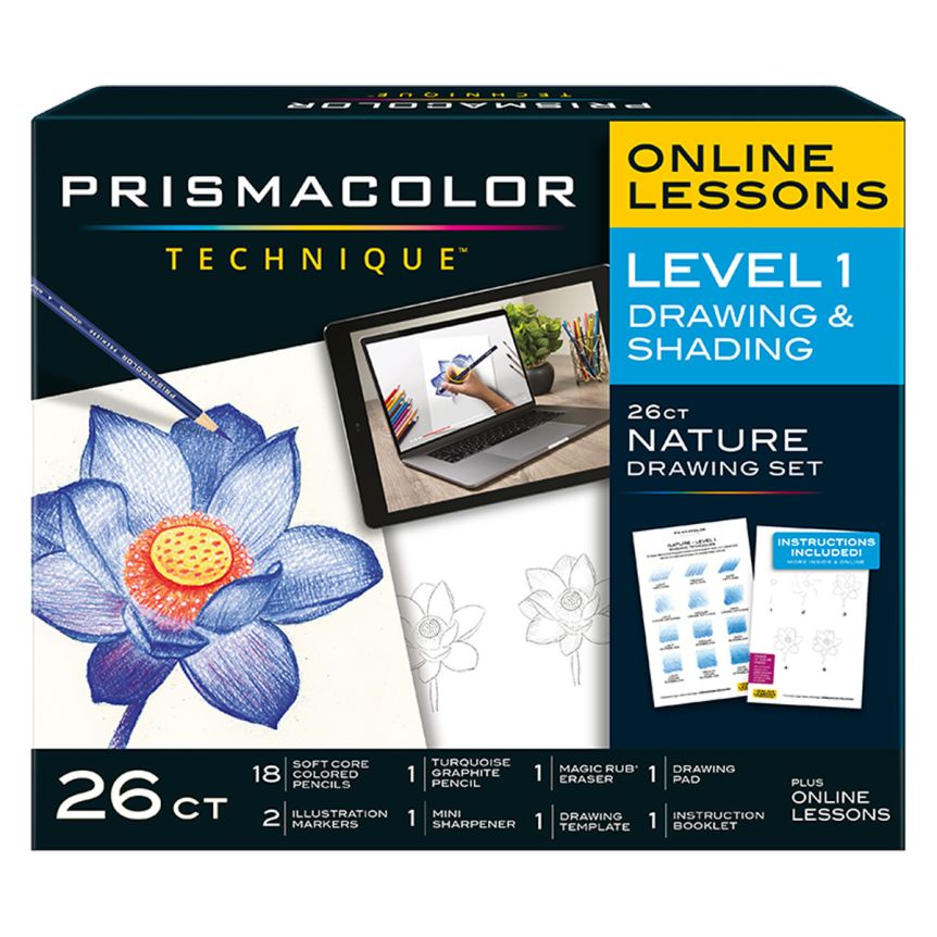 Prismacolor Technique Nature Drawing Kit - Level 1 (26 Count)