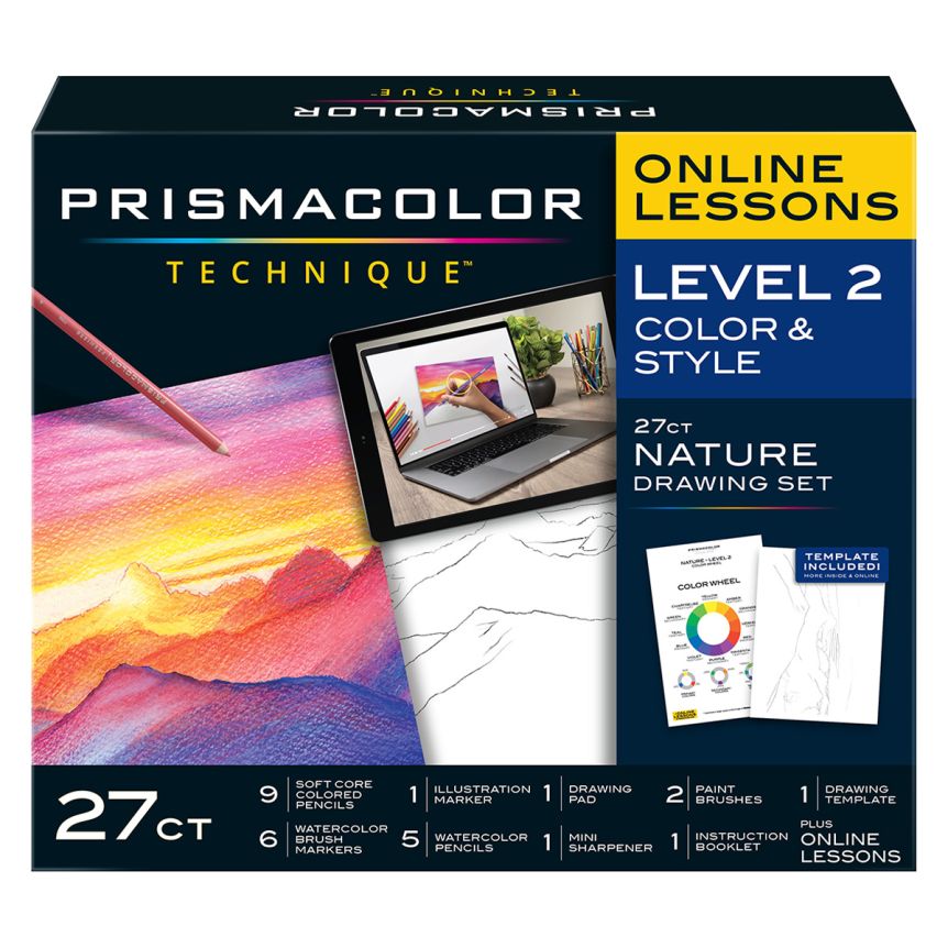 Prismacolor Technique Art Supplies with Digital Art Lessons