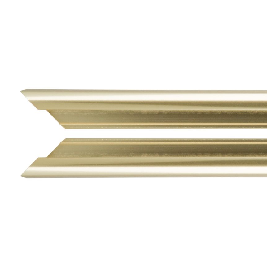 Basic Metal Sectional Frame Pair of 24" - Shiny Gold