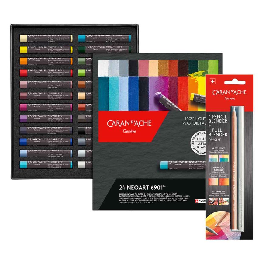 Caran d'Ache NeoArt 6901 Pastels and Sets | Jerry's Artarama
