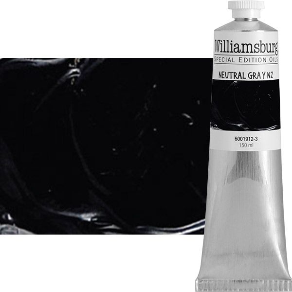 Williamsburg Handmade Oil Paint Neutral Grey 2, 150ml Tube Jerry's