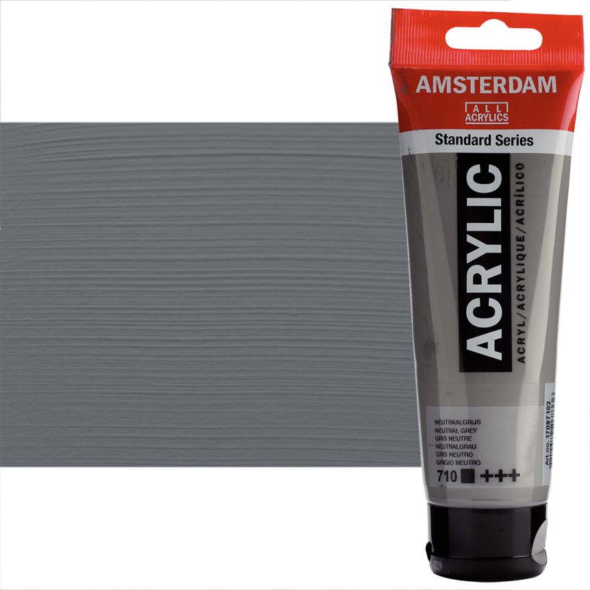 Amsterdam Standard Series Acrylic Paints - Neutral Grey, 120ml