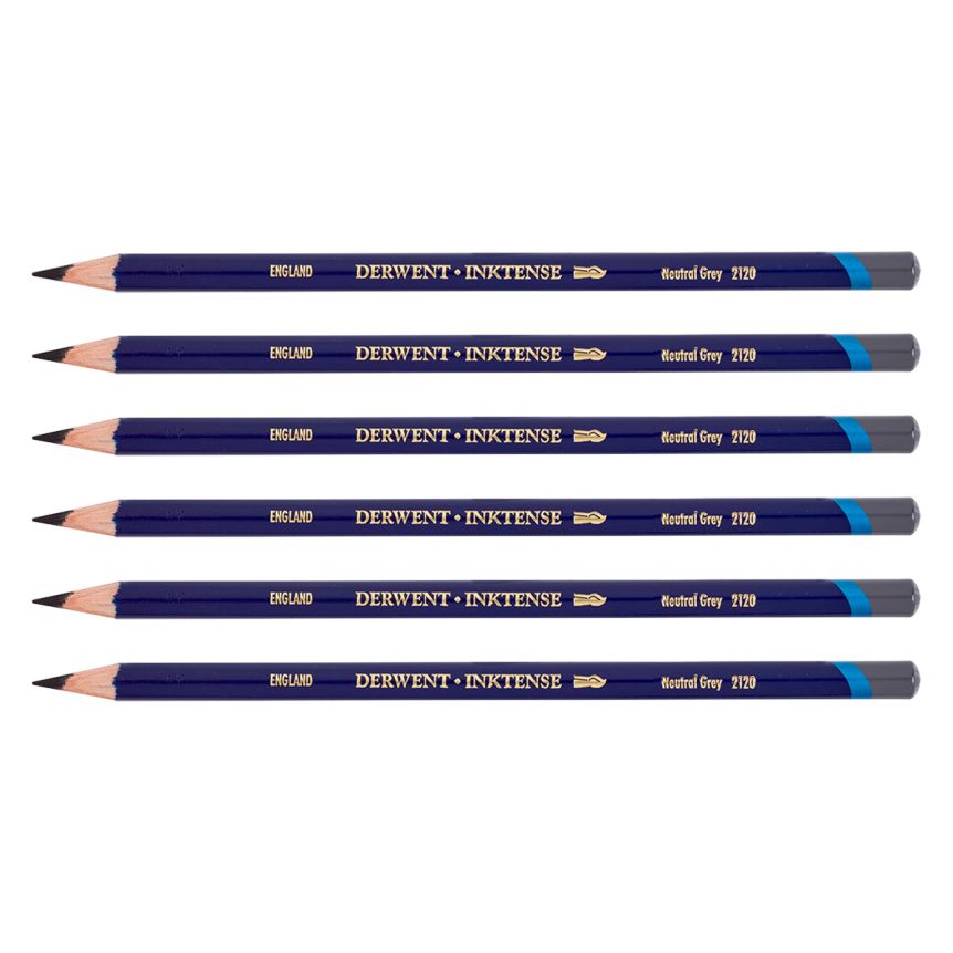 Derwent Inktense Pencil - Neutral Grey (Box of 6)