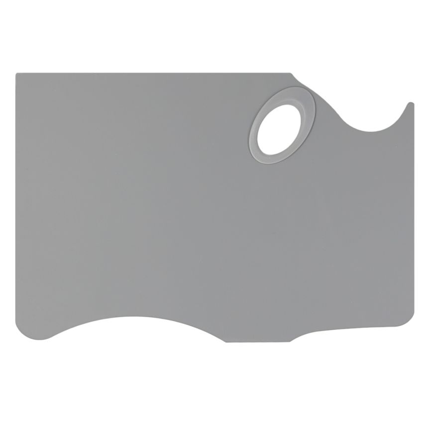 New Wave Easy View Palette Hand Held with Thumb Hole, Grey 11"x16"