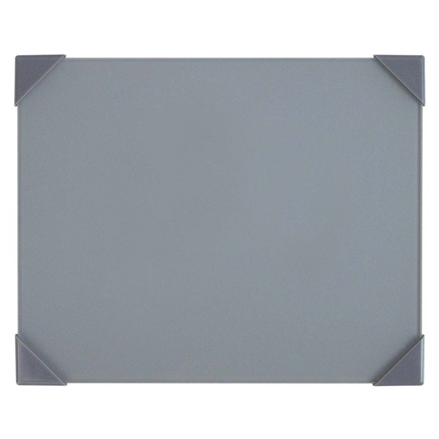 New Wave Posh Glass Tabletop Palette - 6.75" x 8.4", Grey