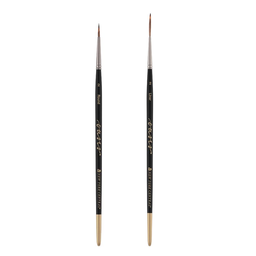New York Central Oasis Synthetic, Tester Brush Set of 2