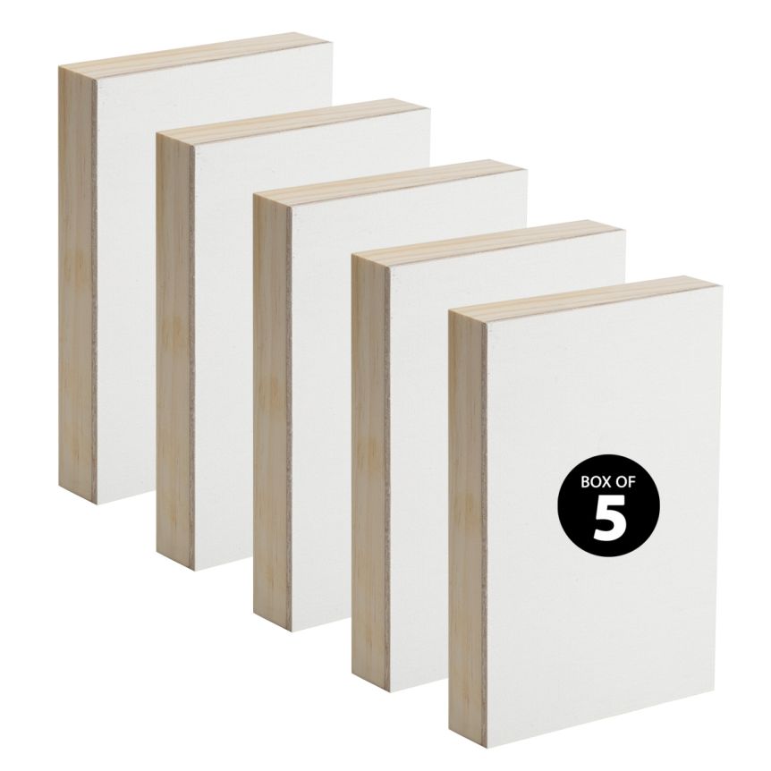 New York Central's Raphael Oil Primed, 7/8" Deep Panel Box of 5