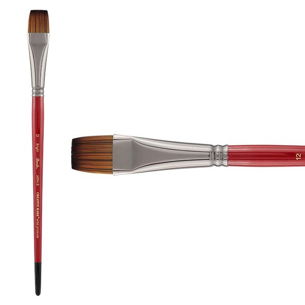 Staccato MPM-B Long Handle Synthetic Brush - Bright sz. 12