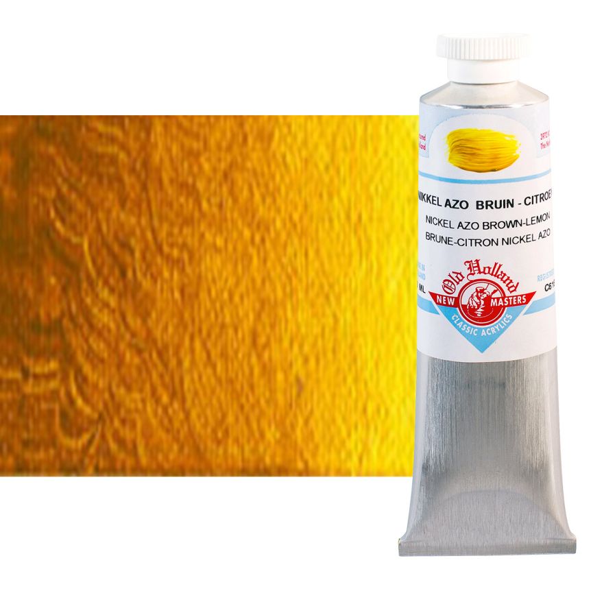 Old Holland New Masters Classic Acrylic Colors Nickel Azo Brown Yellow 60 ml
