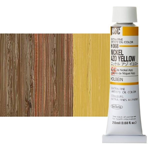 Holbein Artist Oil 20ml Tube Nickel Azo Yellow