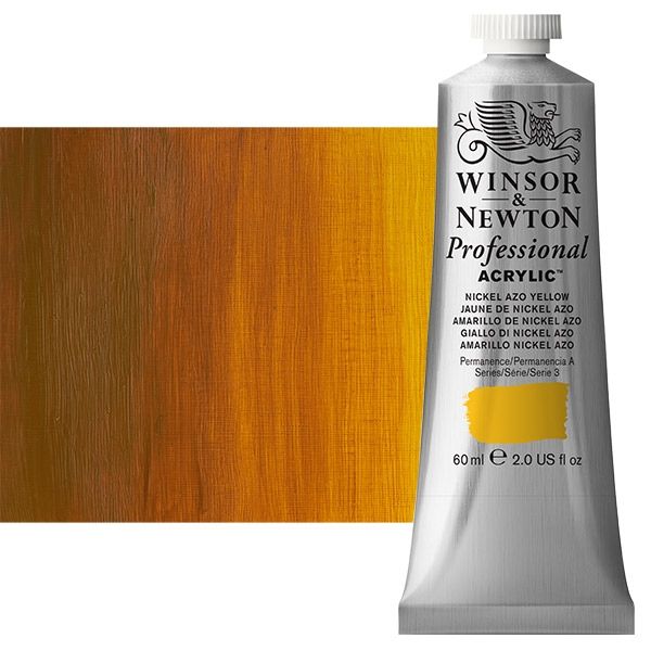 Winsor & Newton Professional Acrylic Nickel Azo Yellow 60 ml