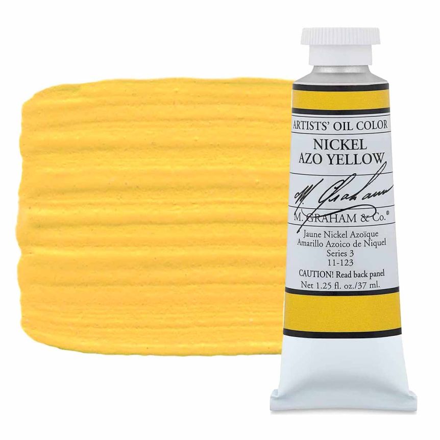 M. Graham Artist Oil Color 37ml - Nickel Azo Yellow