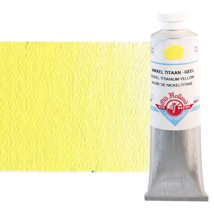 Old Holland New Masters Classic Acrylic Colors Nickel Titanium Yellow 60 ml