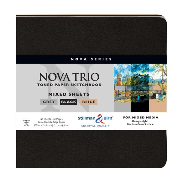 Stillman & Birn Nova Trio Series 7.5X7.5 Softbound Square Sketchbook