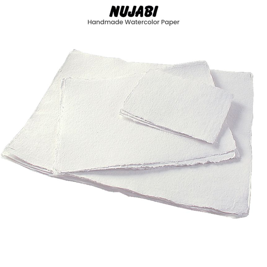 Nujabi Individually Handmade Watercolor Paper Sheets