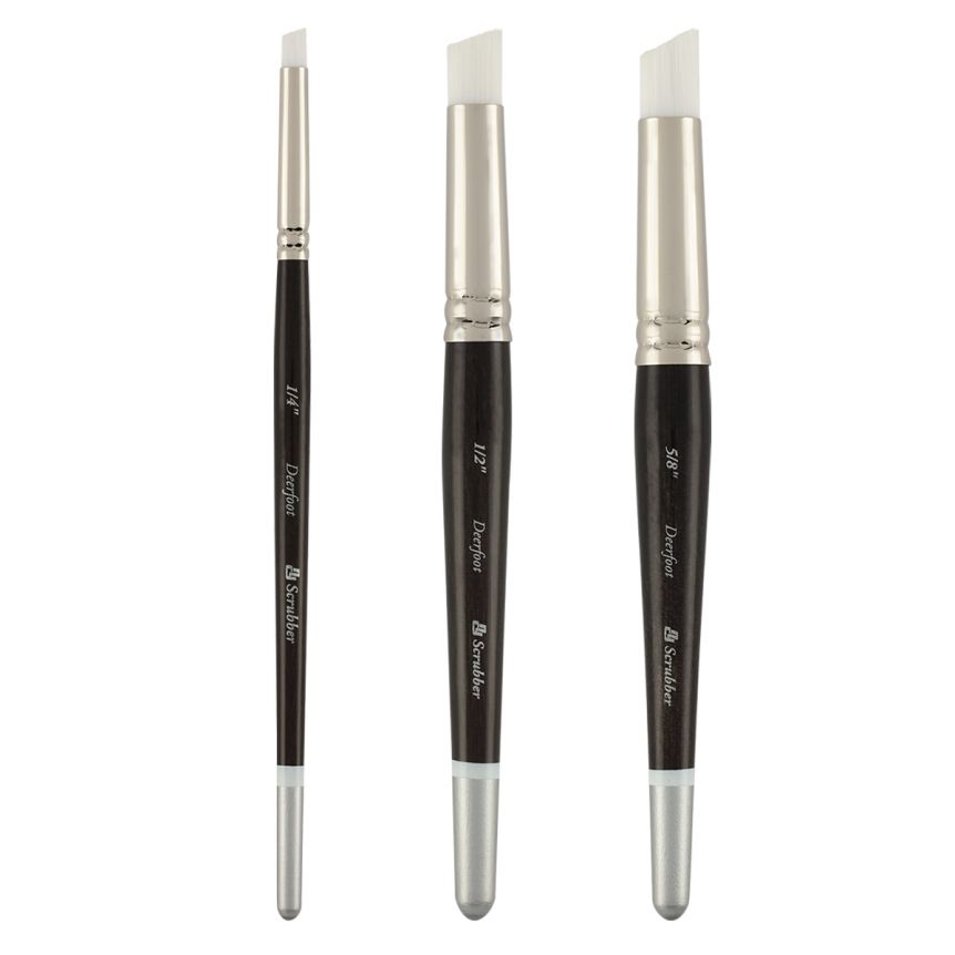New York Central Scrubber Brush - Deerfoot Assorted Sizes Set of 3