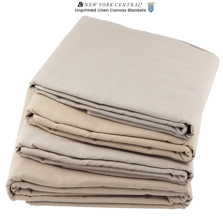 New York Central® Unprimed Linen Canvas Blankets