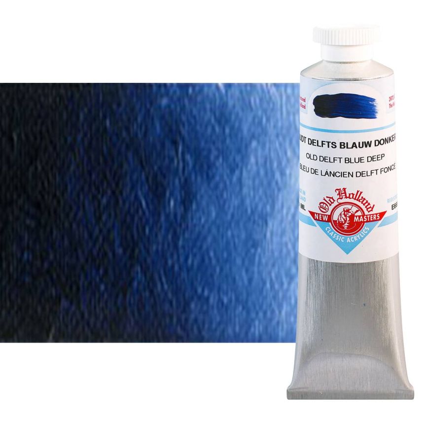 Old Holland New Masters Classic Acrylic Colors Old Delft Blue Deep 60 ml