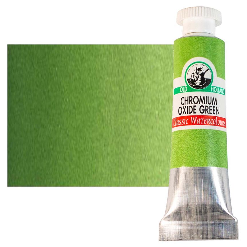 Old Holland Classic Watercolor 18ml - Chromium Oxide Green