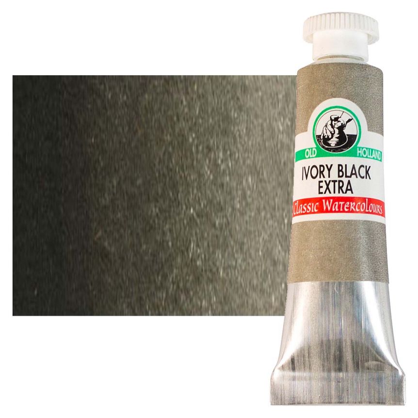 Old Holland Classic Watercolor 18ml - Ivory Black Extra