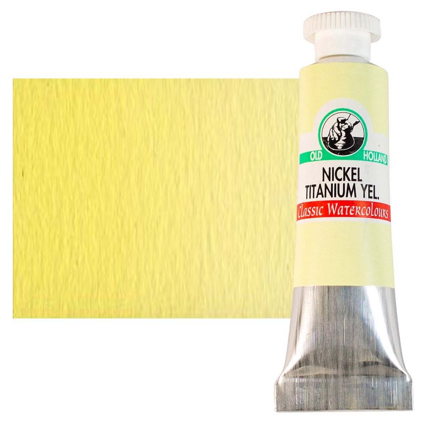 Old Holland Classic Watercolor 18ml Nickel Titanium Yellow Jerry's