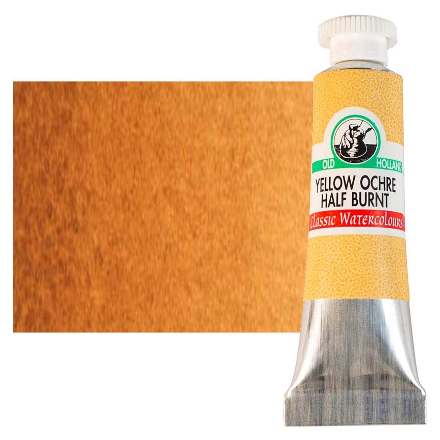 Old Holland Classic Watercolor 18ml - Yellow Ochre Half Burnt