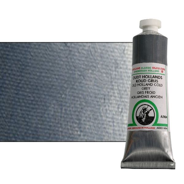 Old Holland Classic Oil Color - Old Holland Cold Grey, 40ml Tube