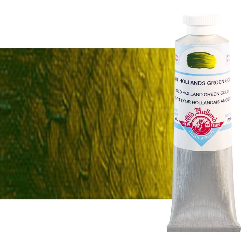 Old Holland New Masters Classic Acrylic Colors Green Gold 60 ml
