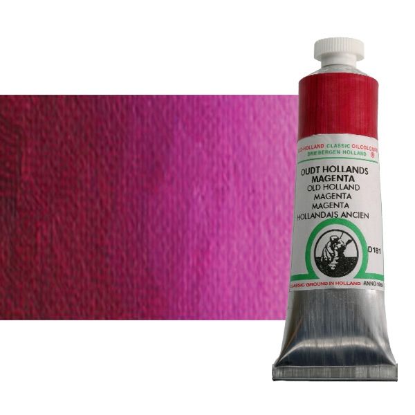 Old Holland Classic Oil Color - Old Holland Magenta, 40ml Tube